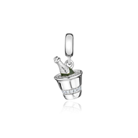 Charm Champagne cravejado em Prata 925