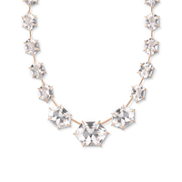 Colar Max Hexagonal com Quartzo Murion em Ouro Rosé 18k