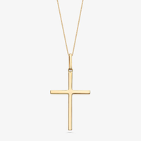 Pingente Cruz em Ouro Amarelo 18k