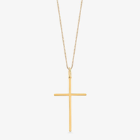 Pingente Cruz em Ouro Amarelo 18k