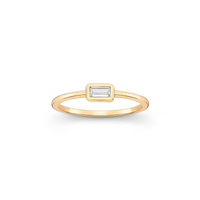 Anel Cravejado em Prata 925 com Banho de Ouro Amarelo 18k