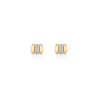 Brinco com Diamante em Ouro Amarelo 18k