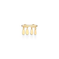 Piercing Gotas Articuladas em Ouro Amarelo 18k