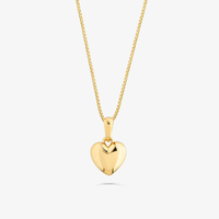 Pingente Coração em Ouro Amarelo 18k