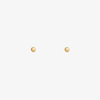 Brinco Infantil Esferas 2mm em Ouro Amarelo 18k