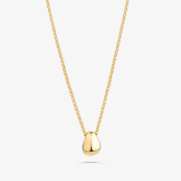 Colar Arredondado em Prata 925 com Banho de Ouro Amarelo 18k