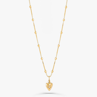 Colar Cravejado em Prata 925 com Banho de Ouro Amarelo 18k