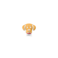 Charm Labrador em Prata 925