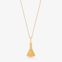 Pingente Nossa Senhora Aparecida em Ouro Amarelo 18k