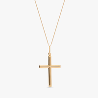 Pingente Cruz em Ouro Amarelo 18k