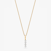 Pingente com Topázio Incolor em Ouro Amarelo 18k
