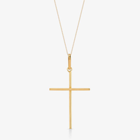 Pingente Cruz em Ouro Amarelo 18k