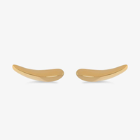 Brinco em Prata 925 com Banho de Ouro Amarelo 18k