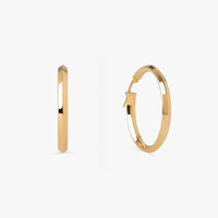 Brinco Argola em Ouro Amarelo 18k - 26.5 mm