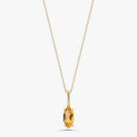 Pingente com Citrino em Ouro Amarelo 18k