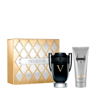 Kit perfume masculino rabanne invictus victory eau de parfum extrême 100ml e shampoo all over 100ml