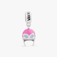 Charm Capacete Penélope Corrida Maluca em Prata 925