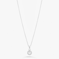 Colar Solitário com Topázio em Prata 925