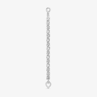 Extensor de Brinco com Diamantes em Ouro Branco 18k