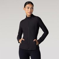 Jaqueta Feminina Oxer Ajustada Textura Bolso Selado