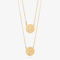 Escapulário São Bento em Ouro Amarelo 18k