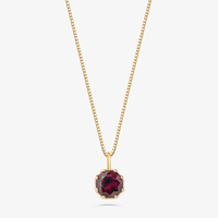 Pingente com Rodolita em Ouro Amarelo 18k