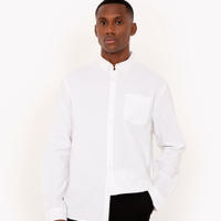 Camisa comfort oxford manga longa - branco