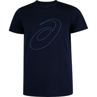 Camiseta ASICS Manga Curta Logo Espiral Crepe - Masculina