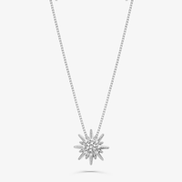 Pingente com Diamantes em Ouro Branco 18k
