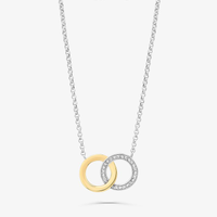 Colar Elos em Ouro Amarelo 18k e Prata 925