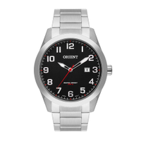 Relógio masculino orient analógico calendário mbss1360 p2sx prateado