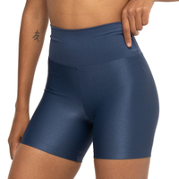 Bermuda Oxer Rib Shine Feminina