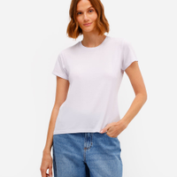 Camiseta feminina manga curta airtech off white