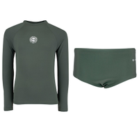 Conjunto Infantil Oxer Camiseta Manga Longa + Sunga com Proteção UV Menino