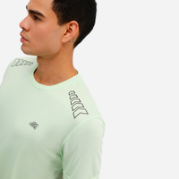 Camiseta masculina setas manga curta esportiva verde