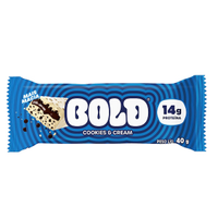 Barra de Proteina Bold Cookies and Cream 40G - Unidade