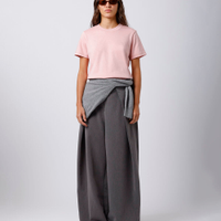 Camiseta feminina de algodão peruano slim mindset