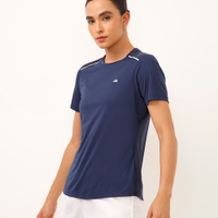 Blusa com reflexivo nos ombros esportiva azul