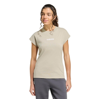 Camiseta Feminina adidas Manga Curta Logo Linear