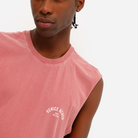 Regata machão masculina de algodão venice beach vermelha