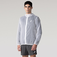 Jaqueta Masculina ASICS com Capuz Ultraleve Packable Repelente à Água