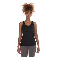 Camiseta Regata Feminina ASICS Libélula Recorte Nadador