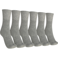 Kit 3 Pares de Meias Atoalhadas Cano Médio Tamanho 39-44 Casual Oxer Adulto