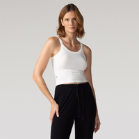 Camiseta Regata Fila Ribbed Letter Feminina