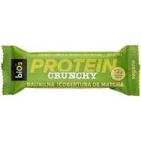 Barra de Proteína Bio2 Vegan Crunchy Baunilha Cobertura de Matchá 50g