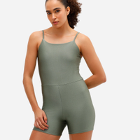 Macaquinho feminino alças finas esportivo verde