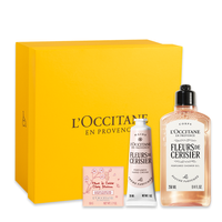 Presente Fleurs de Cerisier com Sabonetes e Creme de Mãos