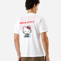 Camiseta masculina manga curta hello kitty off white