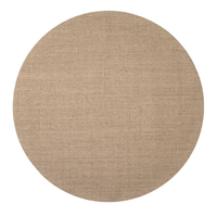 Tapete Natural Redondo Sisal (250x250cm) Kapa