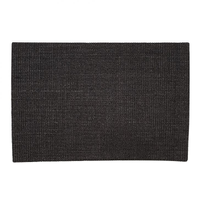 Tapete Natural Retangular Sisal (200x300cm) Preto